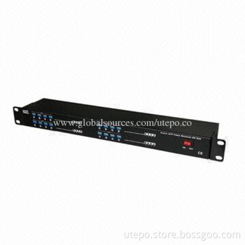 16-channel Active UTP Video Receiver, Amplified, 1U Structure, Rack Mountable